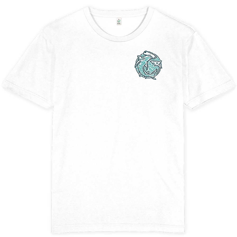 Shark Scene T-shirt / Pocket Print