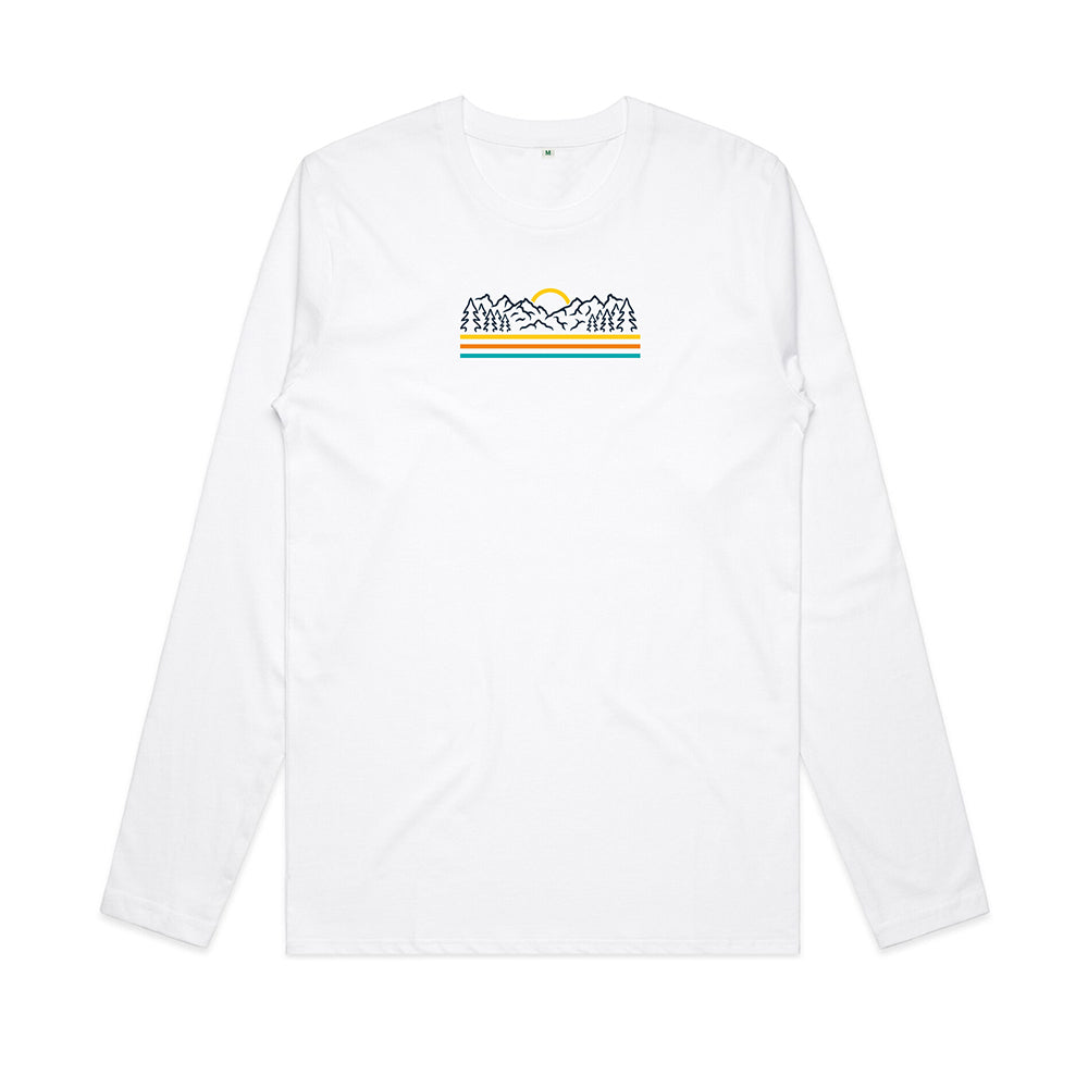 Sunset Mountain Long Sleeve / Front Print