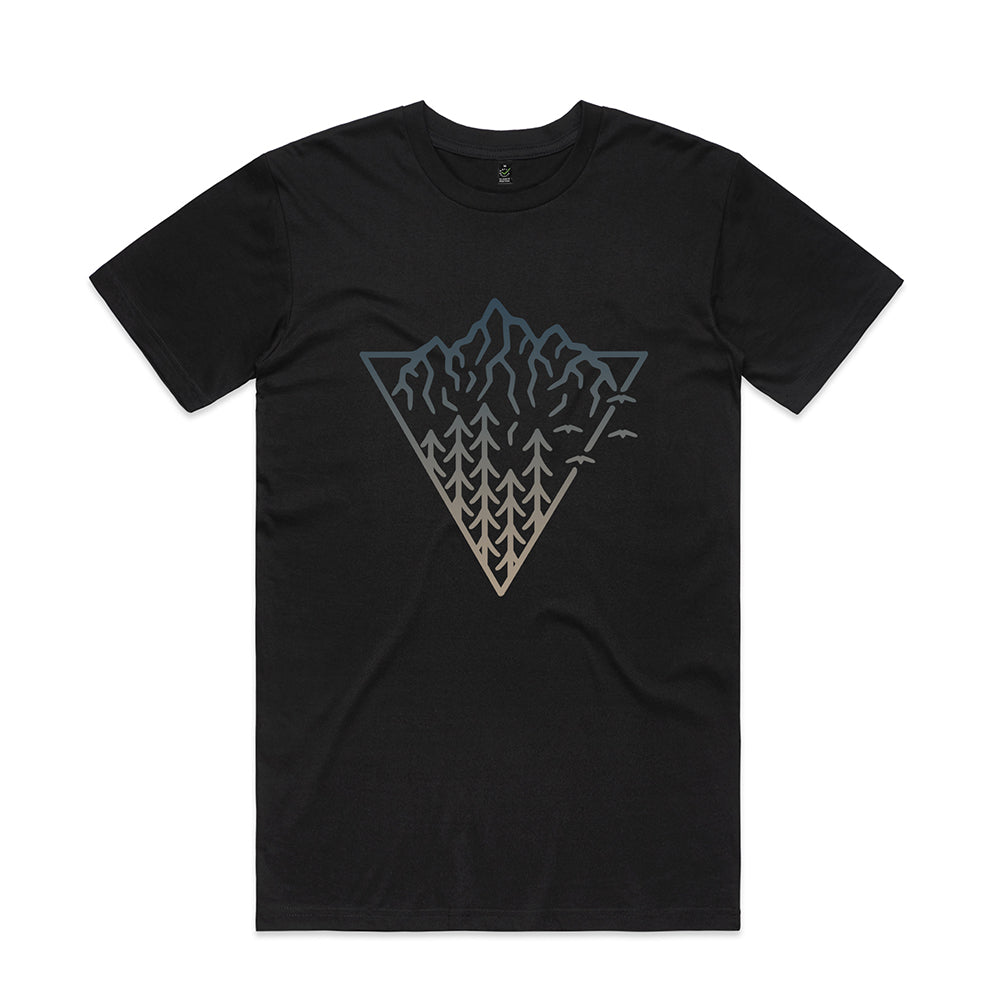 Triangle Mountain T-shirt / Front Print