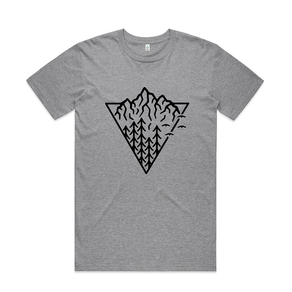 Triangle Mountain T-shirt / Front Print
