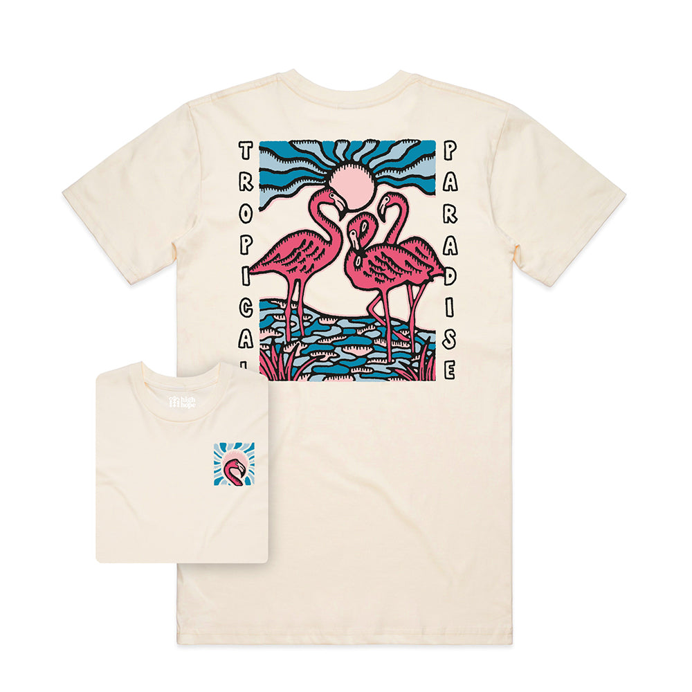 Tropical Paradise T-shirt / Back Print