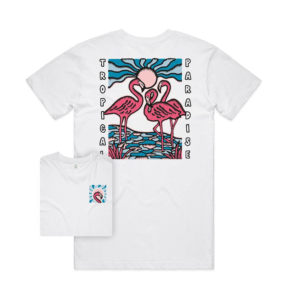 Tropical Paradise T-shirt / Back Print