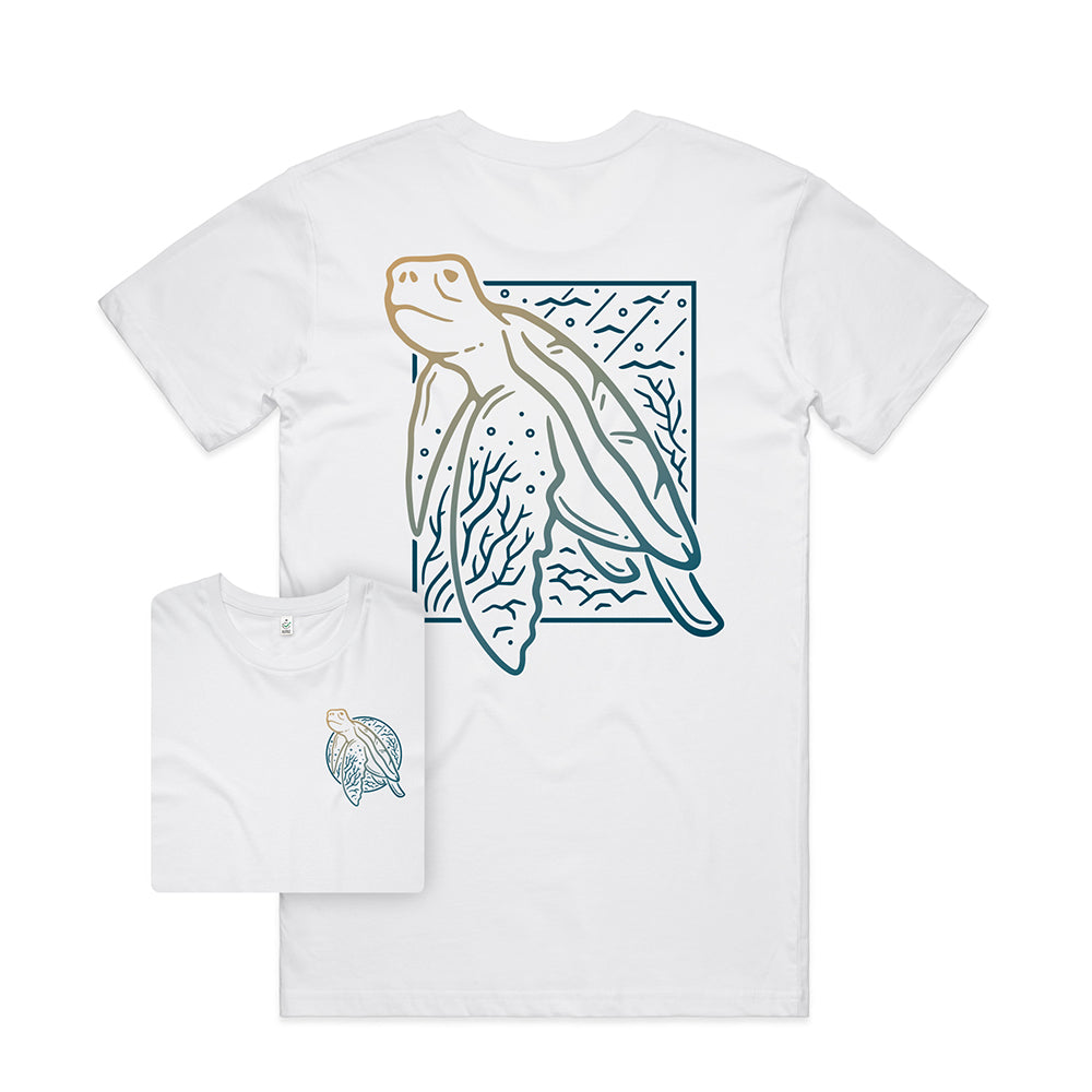 Turtle Scene T-shirt / Back Print