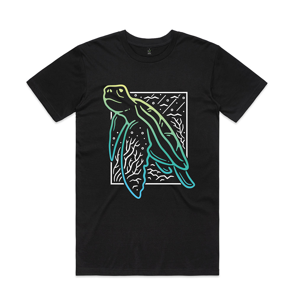 Turtle Scene T-shirt / Front Print