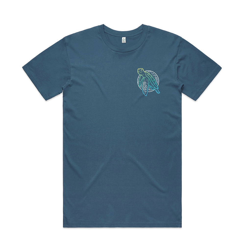 Turtle Scene T-shirt / Pocket Print