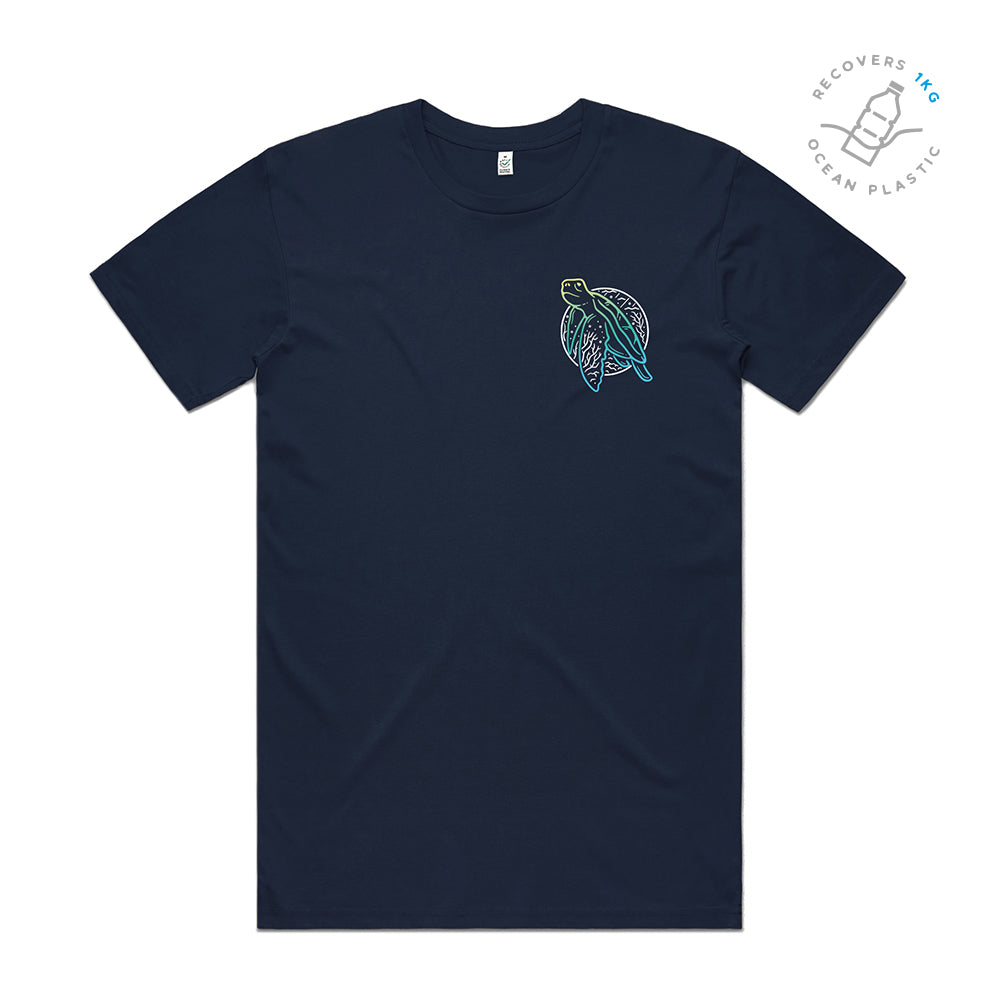 Turtle Scene T-shirt / Pocket Print