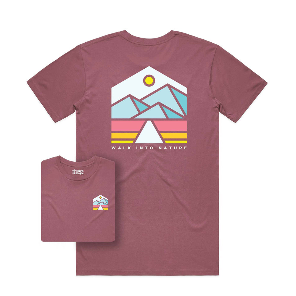 Walk Into Nature T-shirt / Back Print