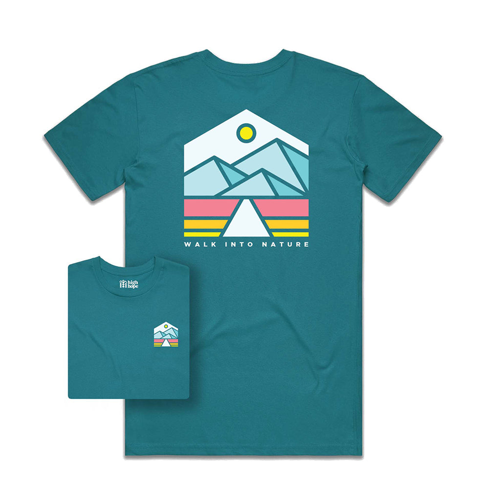 Walk Into Nature T-shirt / Back Print