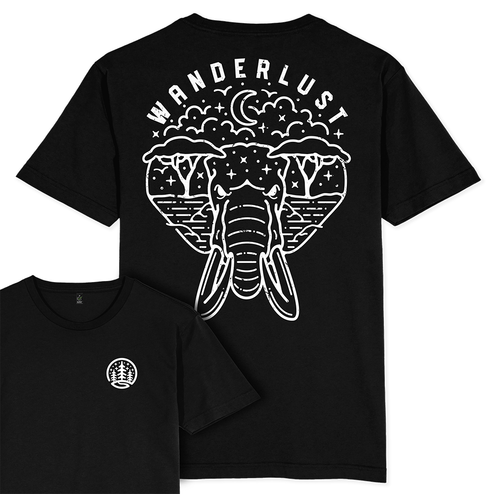 Wanderlust T-shirt / Back Print