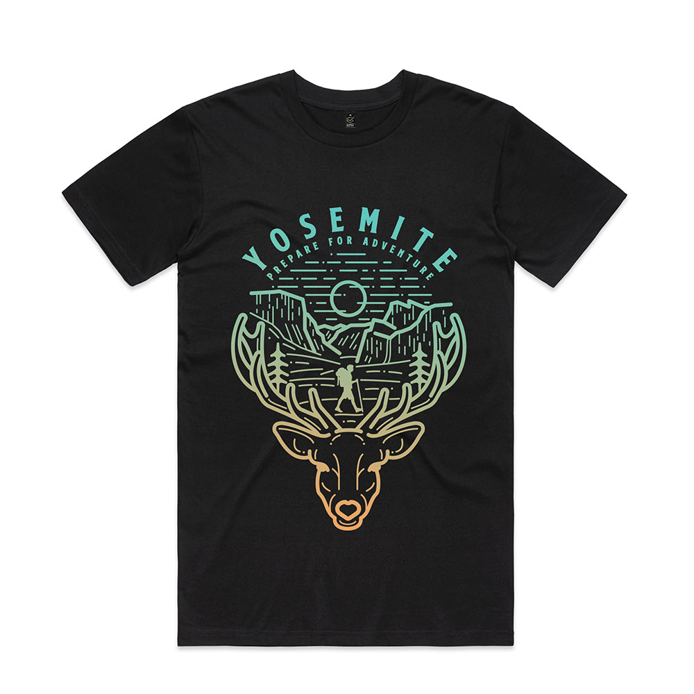 Yosemite Hiker T-shirt / Front Print