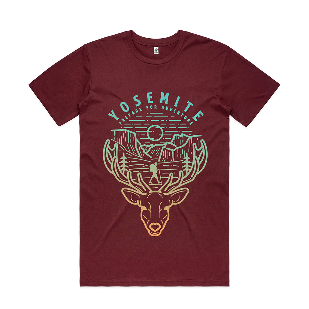 Yosemite Hiker T-shirt / Front Print