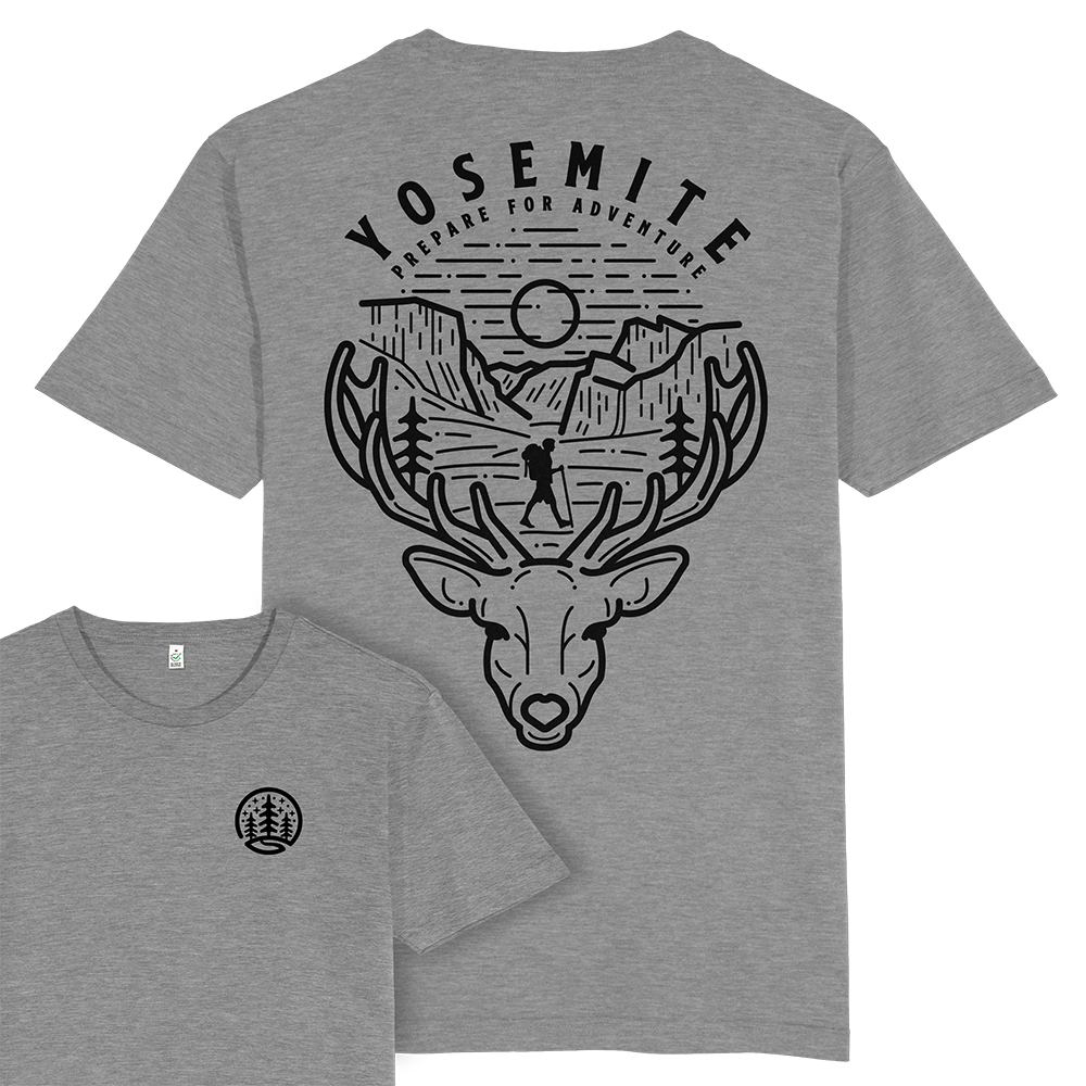 Yosemite Hiker T-shirt / Back Print
