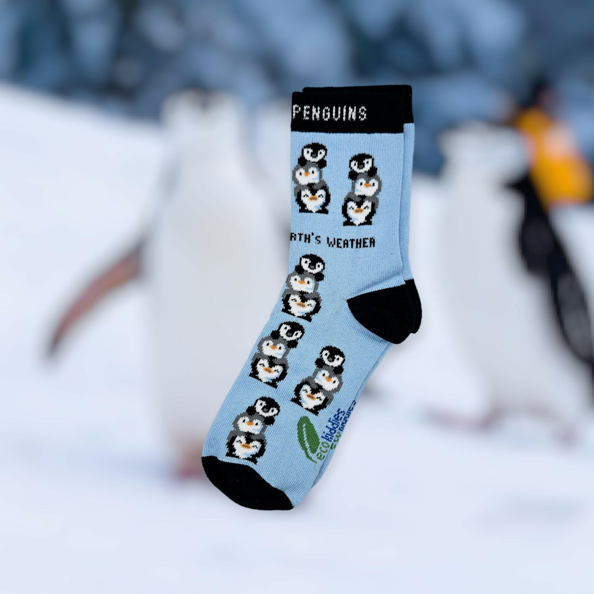 FRIENDLY PENGUINS ORGANIC COTTON KIDS SOCKS