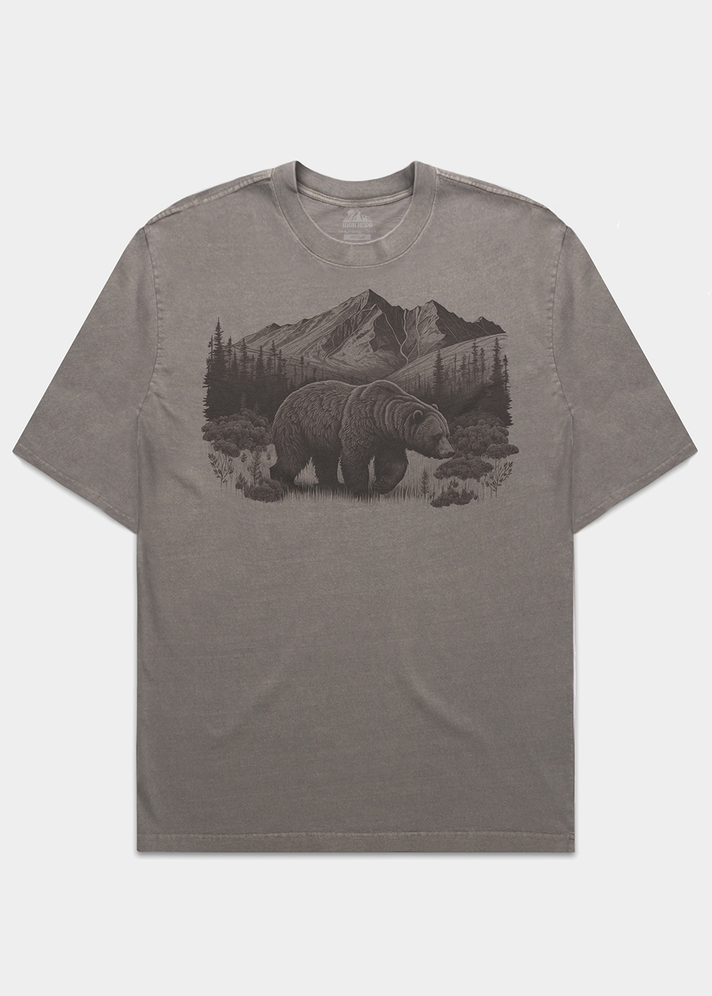Bear Heavyweight T-shirt / Front Print