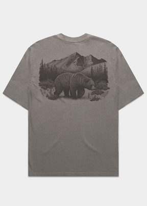 Bear Heavyweight T-shirt / Back Print
