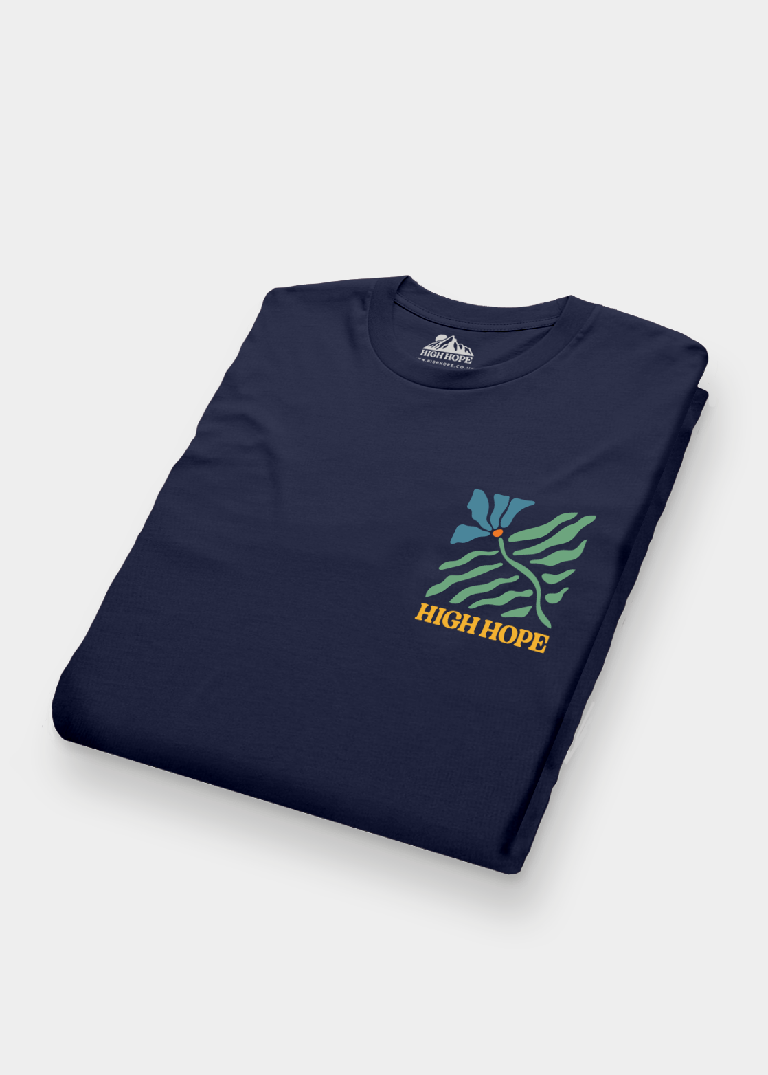 Botanical T shirt Pocket Print