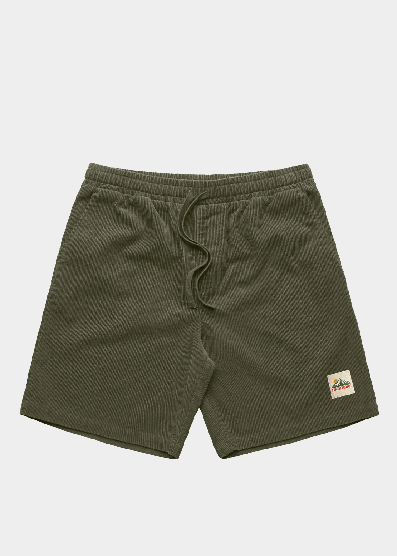 Logo Cord Shorts