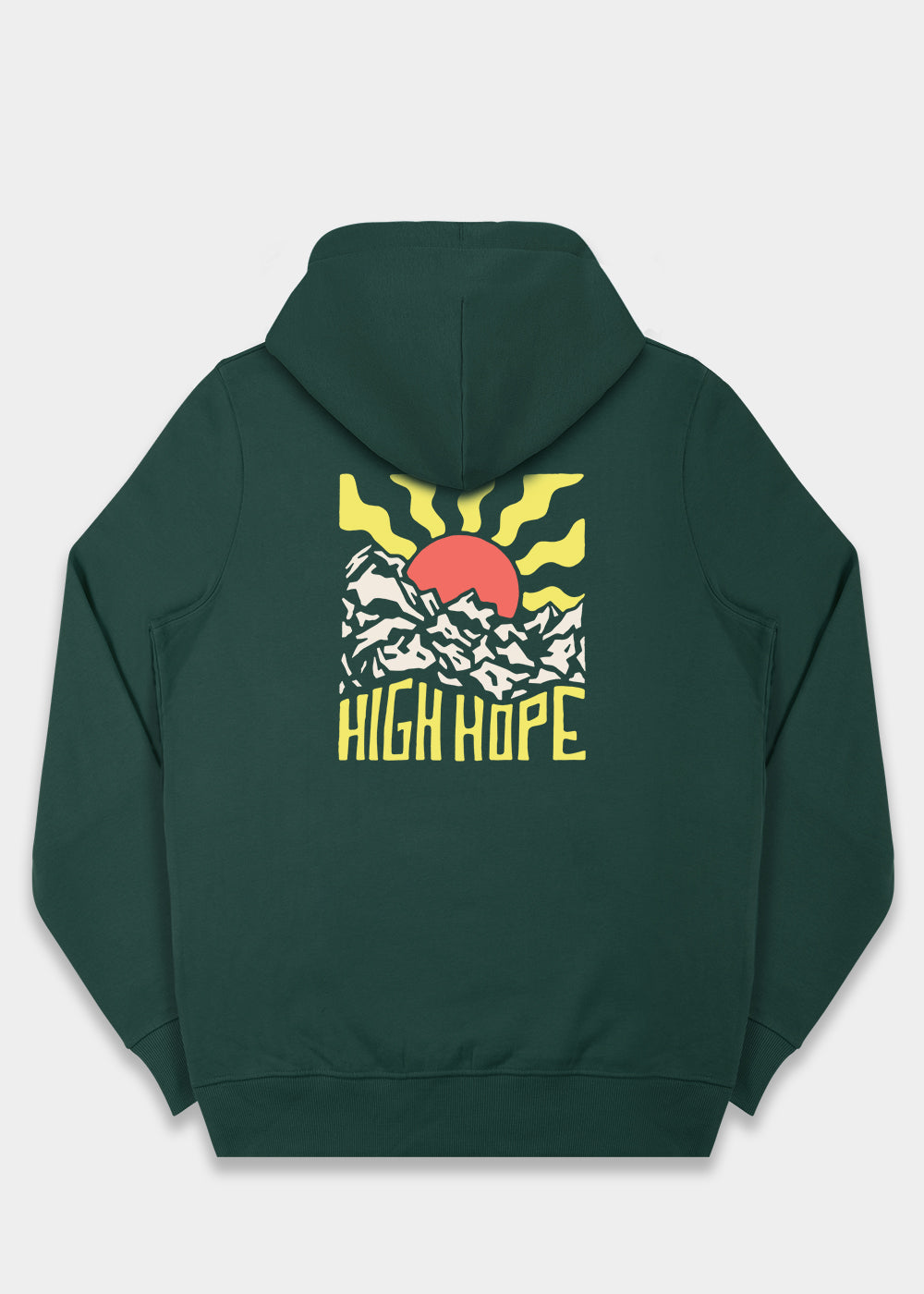 Craggy Cliff Hoodie / Back Print