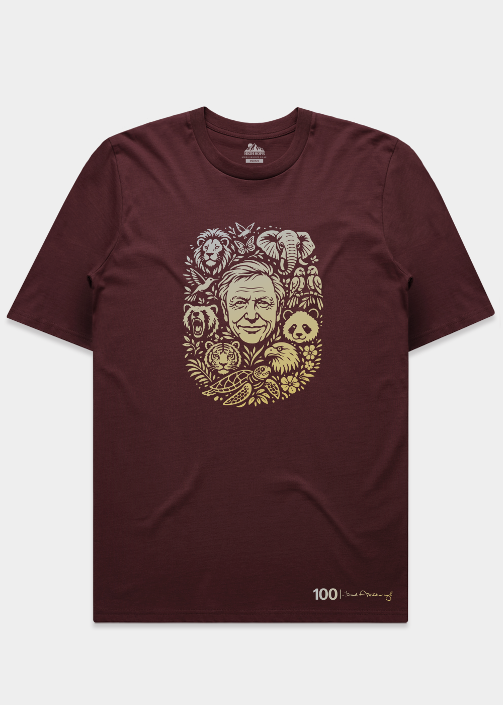 100 David T-shirt / Front Print