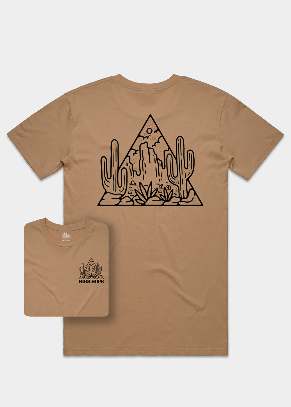 Desert T-shirt / Back Print