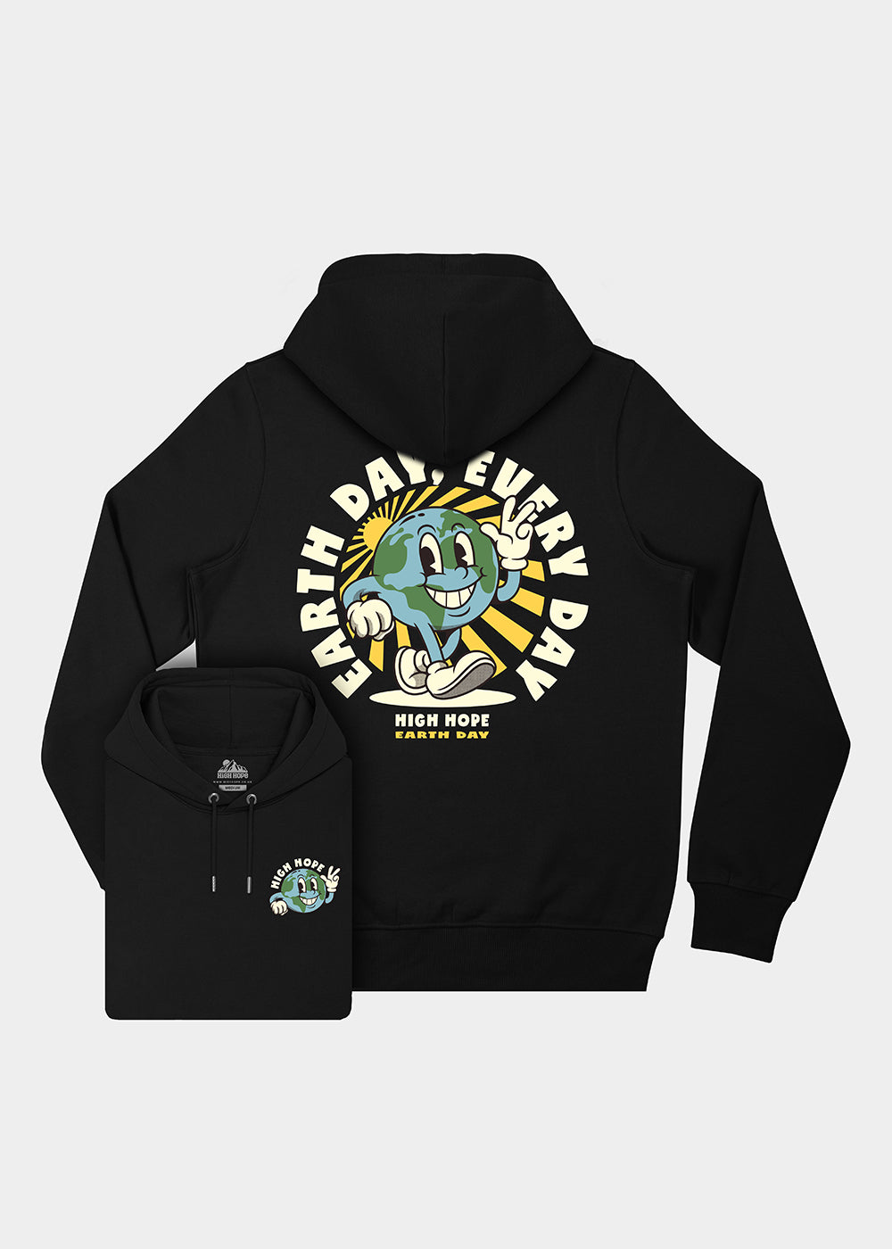 Earth Day Every Day Hoodie / Back Print