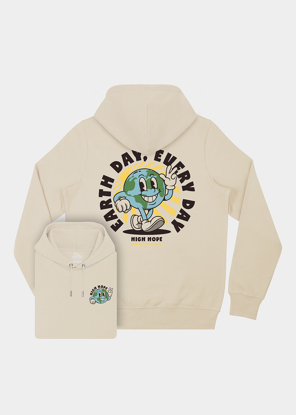 Earth Day Every Day Hoodie / Back Print