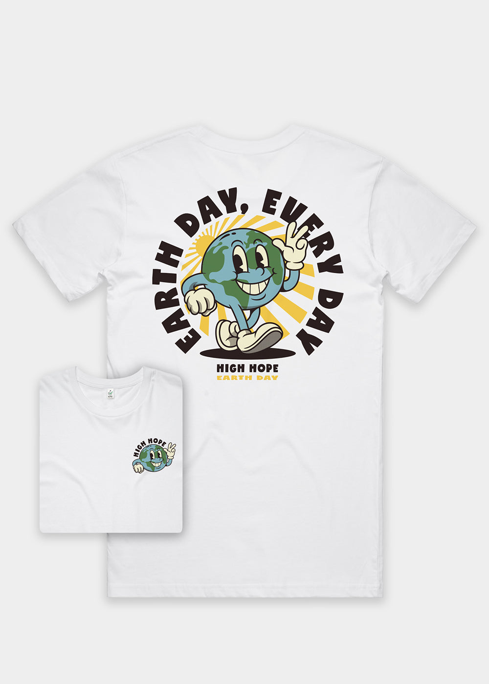 Earth Day Every Day T-shirt / Back Print