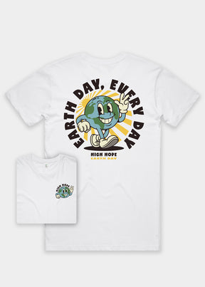 Earth Day Every Day T-shirt / Back Print