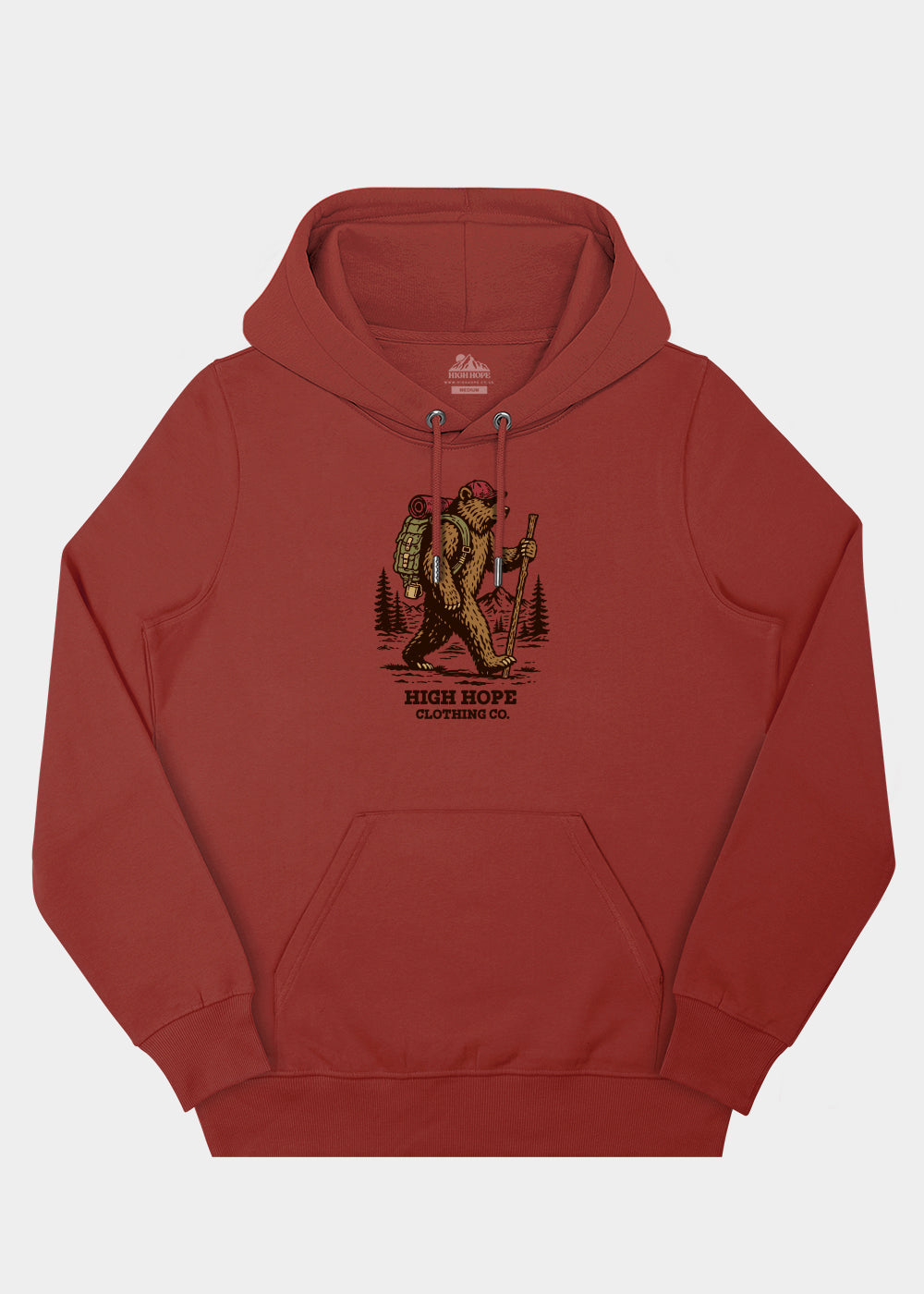 Trail Bear Hoodie / Front Print