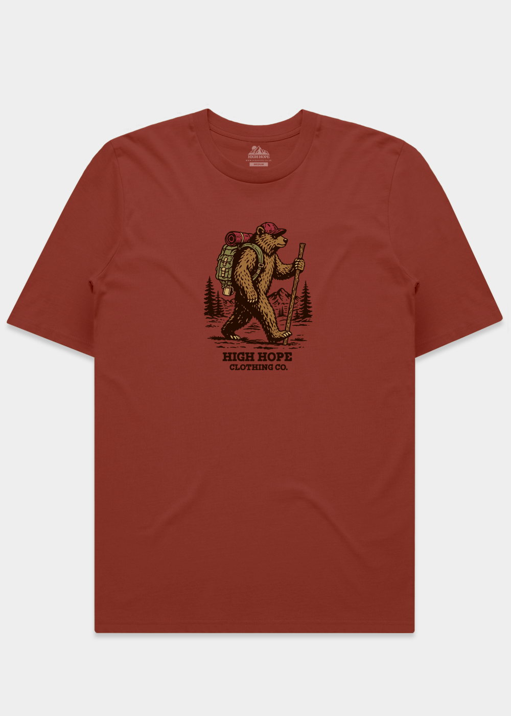 Trail Bear T-shirt / Front Print