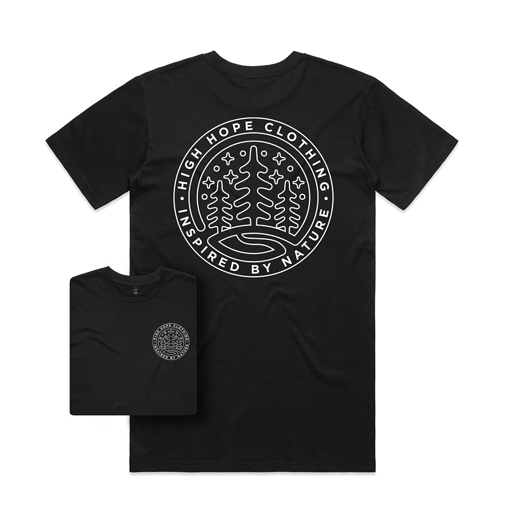 Emblem T-shirt / Back Print