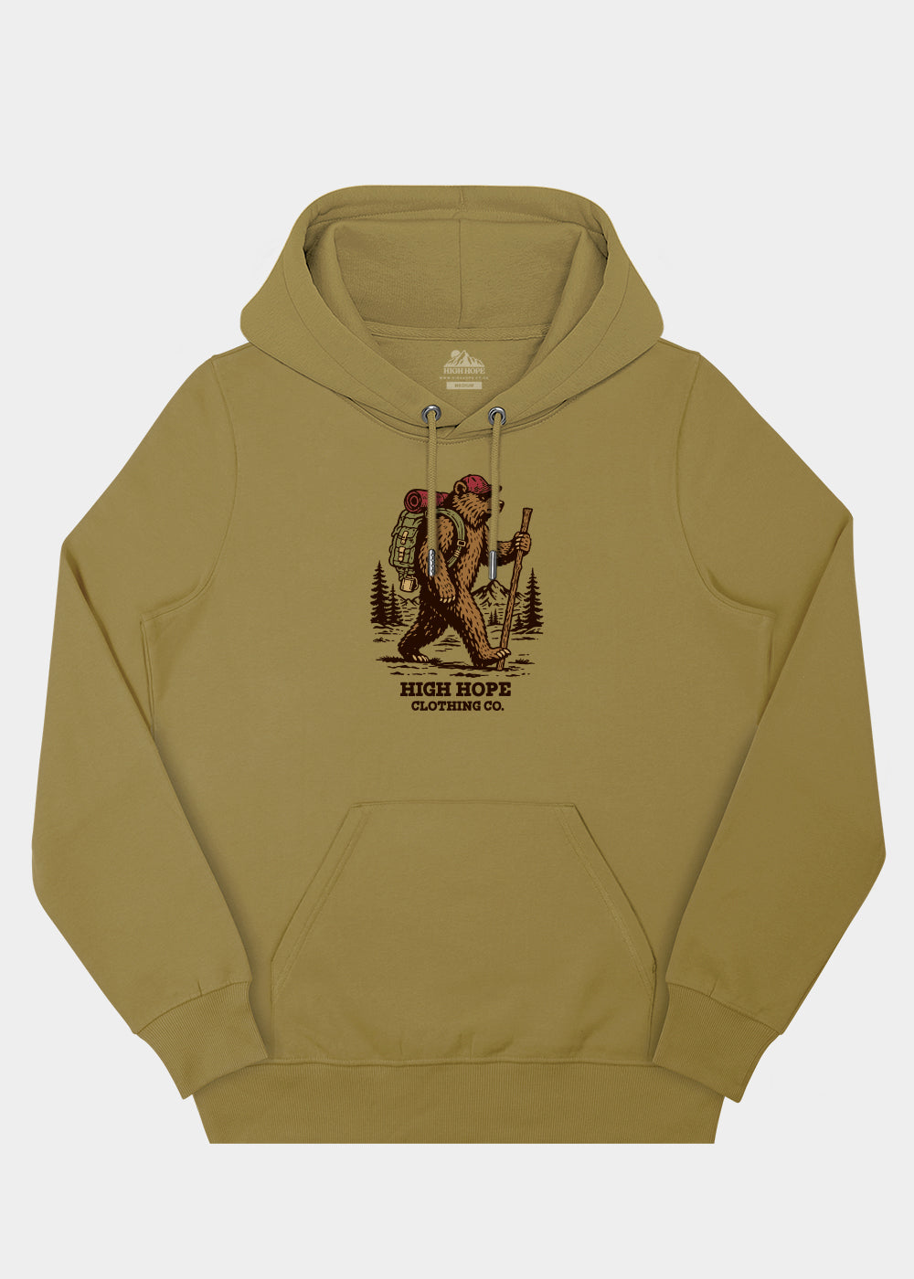 Trail Bear Hoodie / Front Print