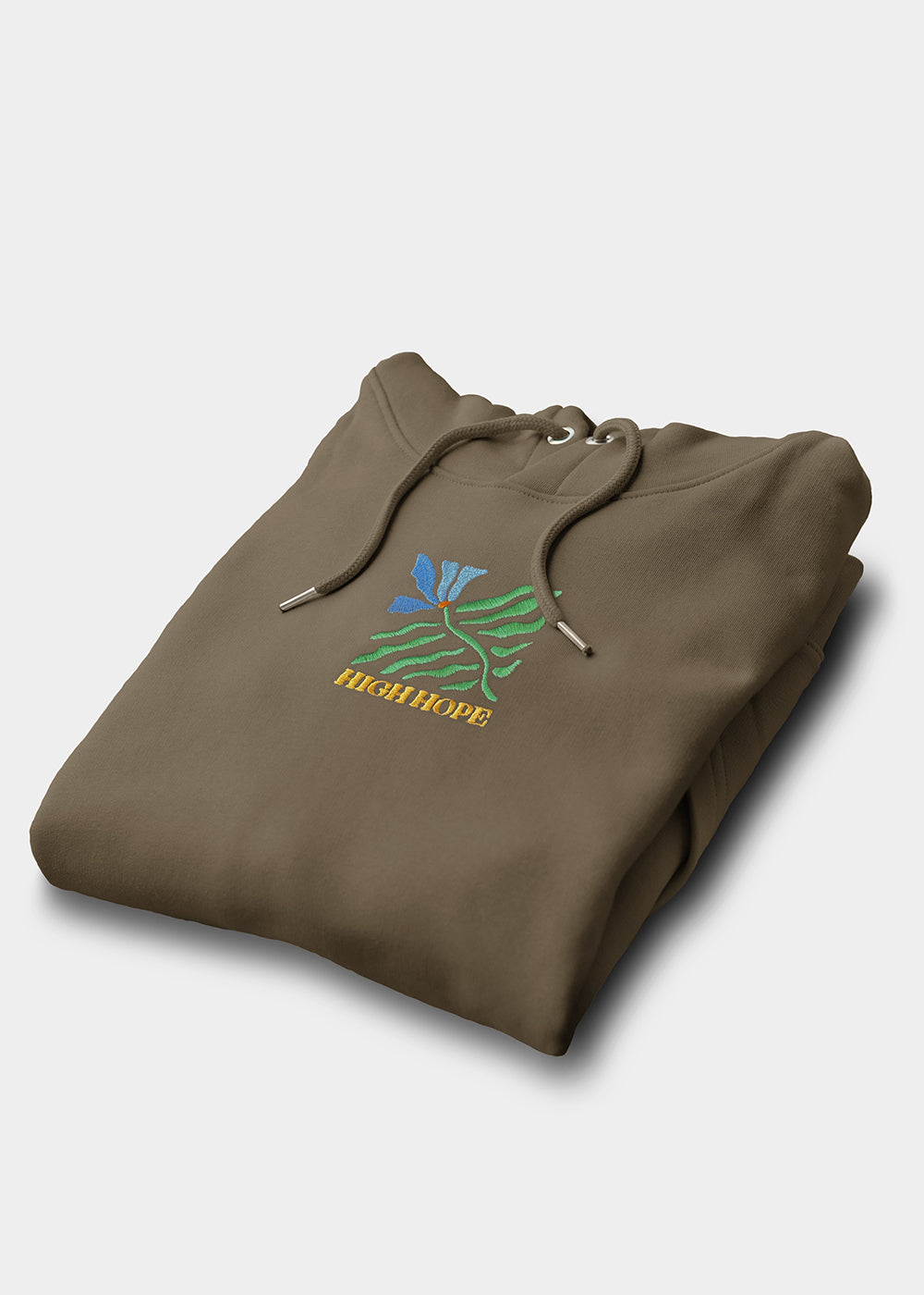 Botanical Logo Embroidered Hoodie