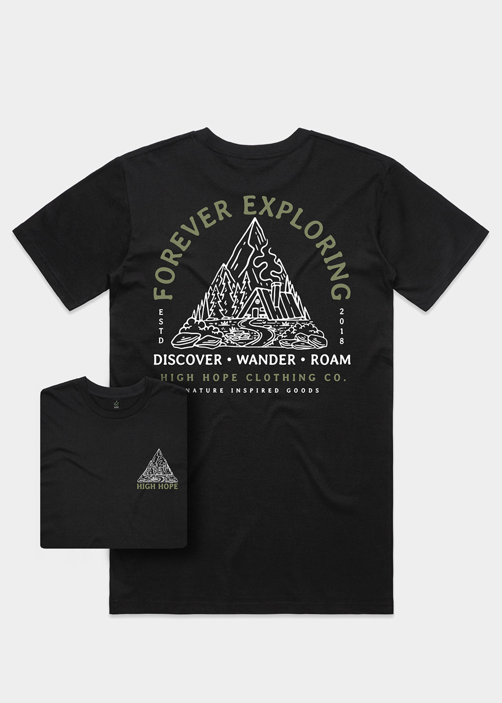 Forever Exploring T-shirt / Back Print