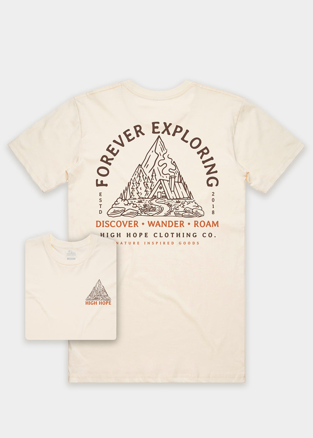 Forever Exploring T-shirt / Back Print