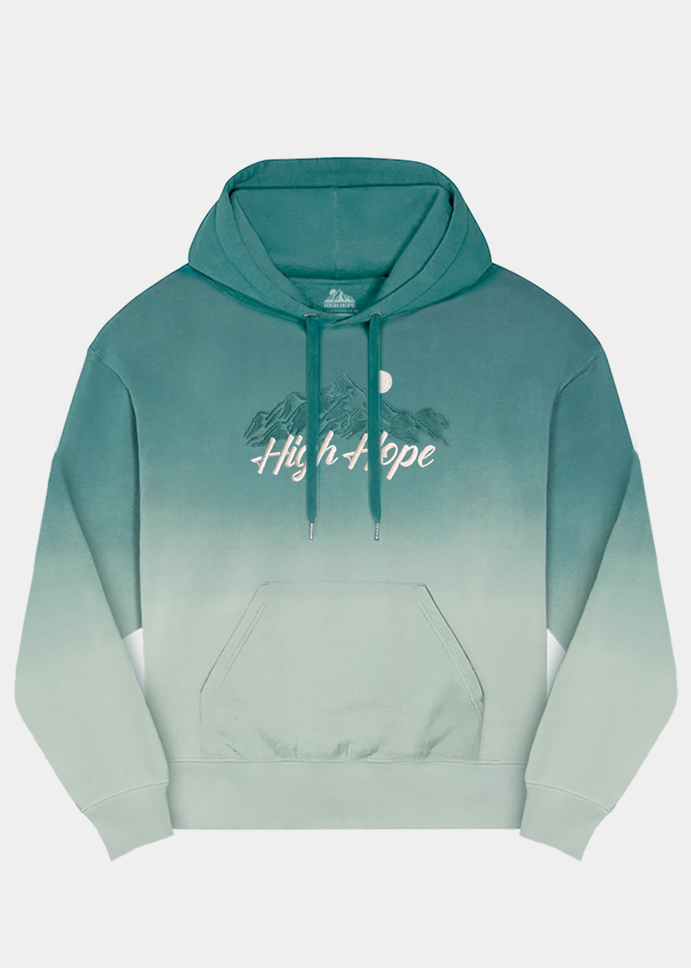 Hydro Dip Dye Logo Hoodie / Embroidered