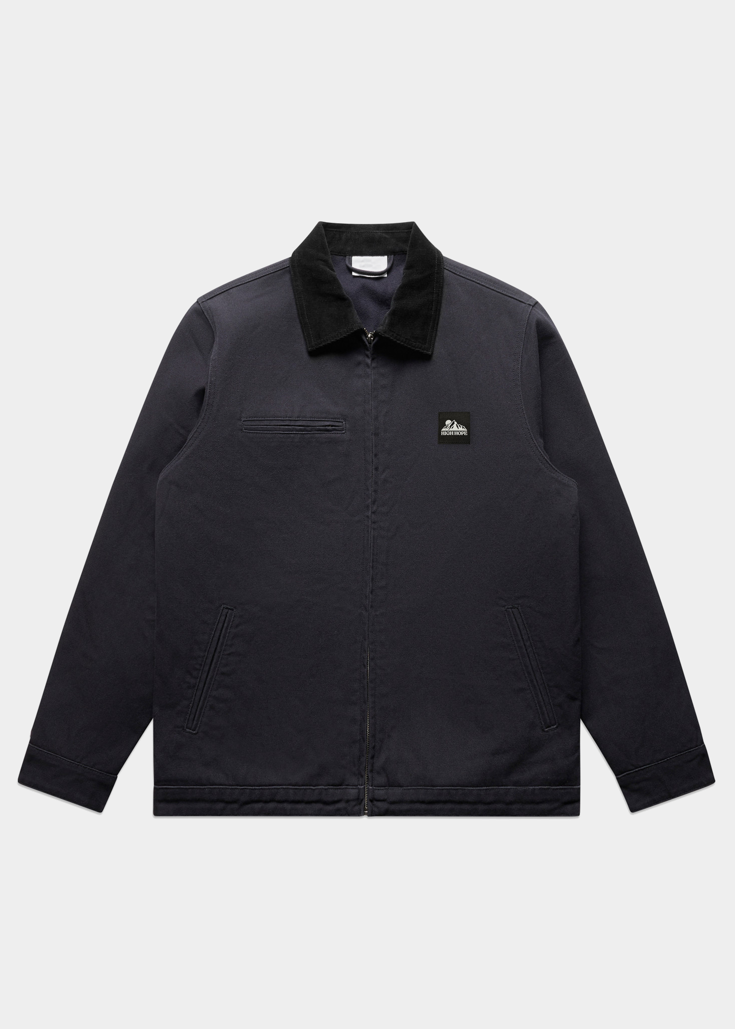 Cord Collar Canvas Jacket
