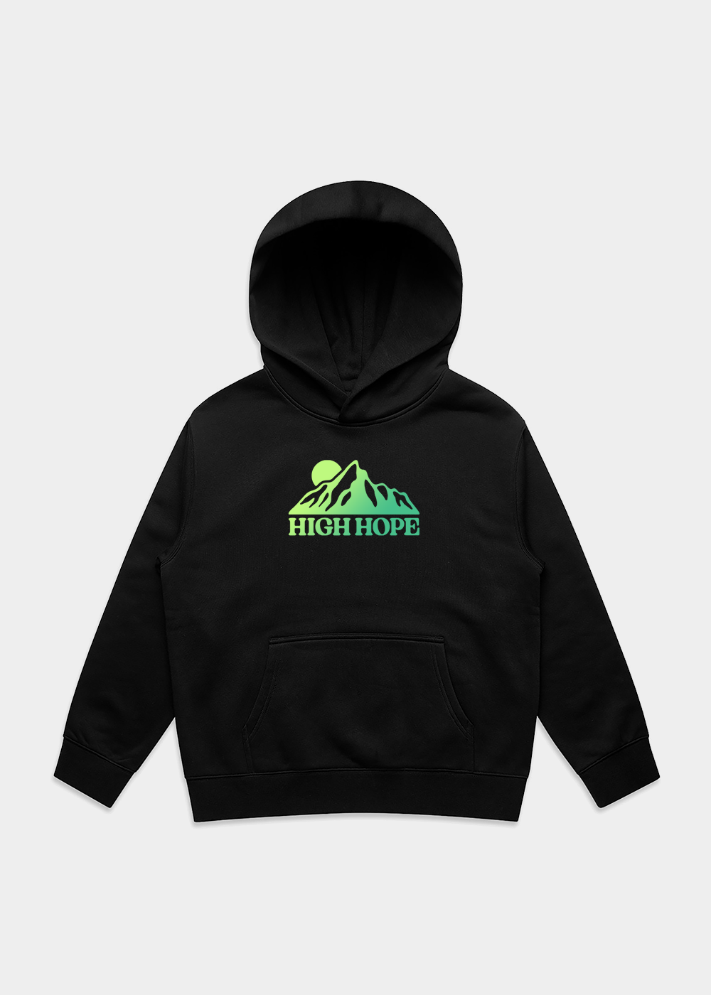 Kids Classic Logo Hoodie - Green Logo
