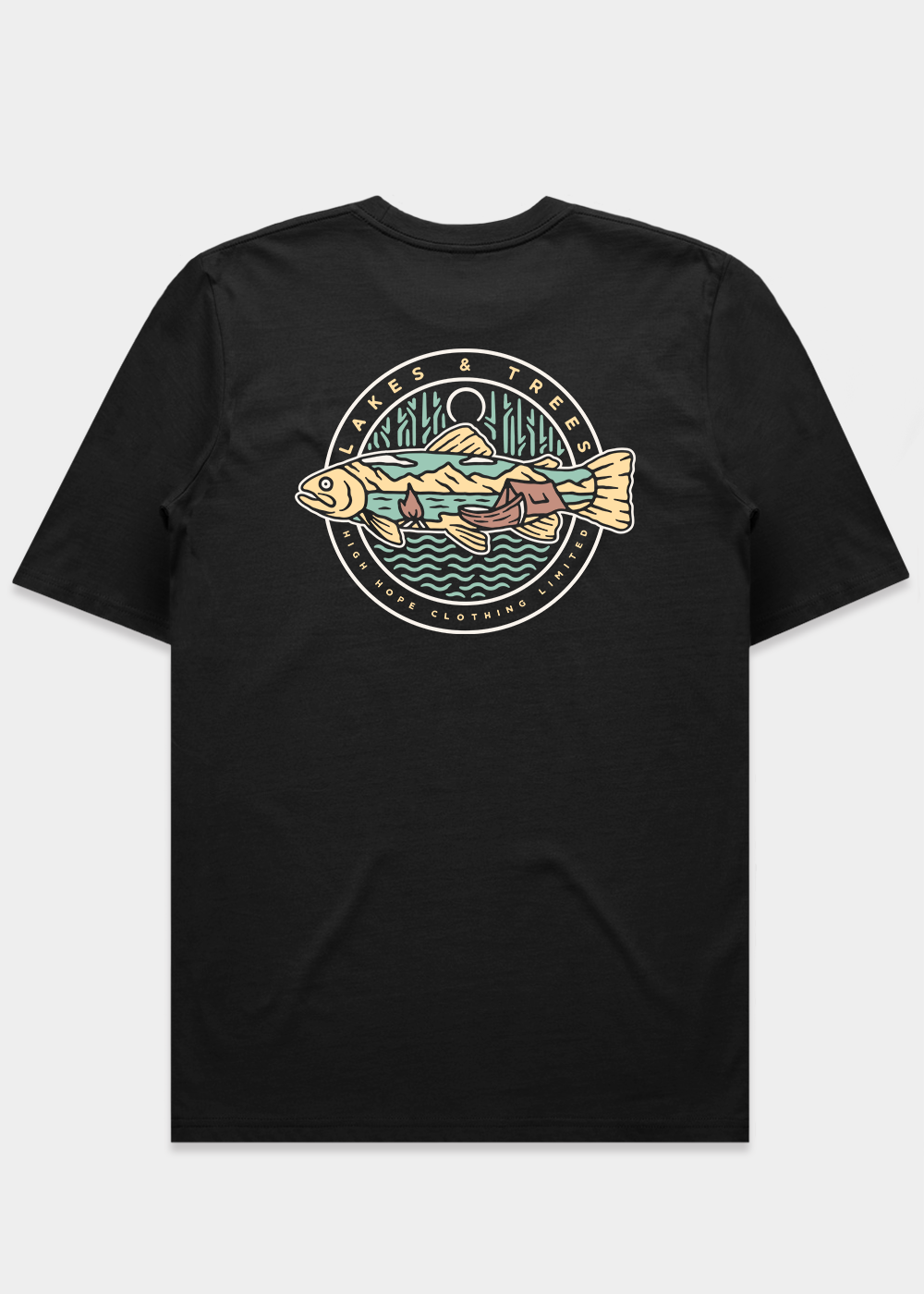 Lakes & Trees T-shirt / Back Print