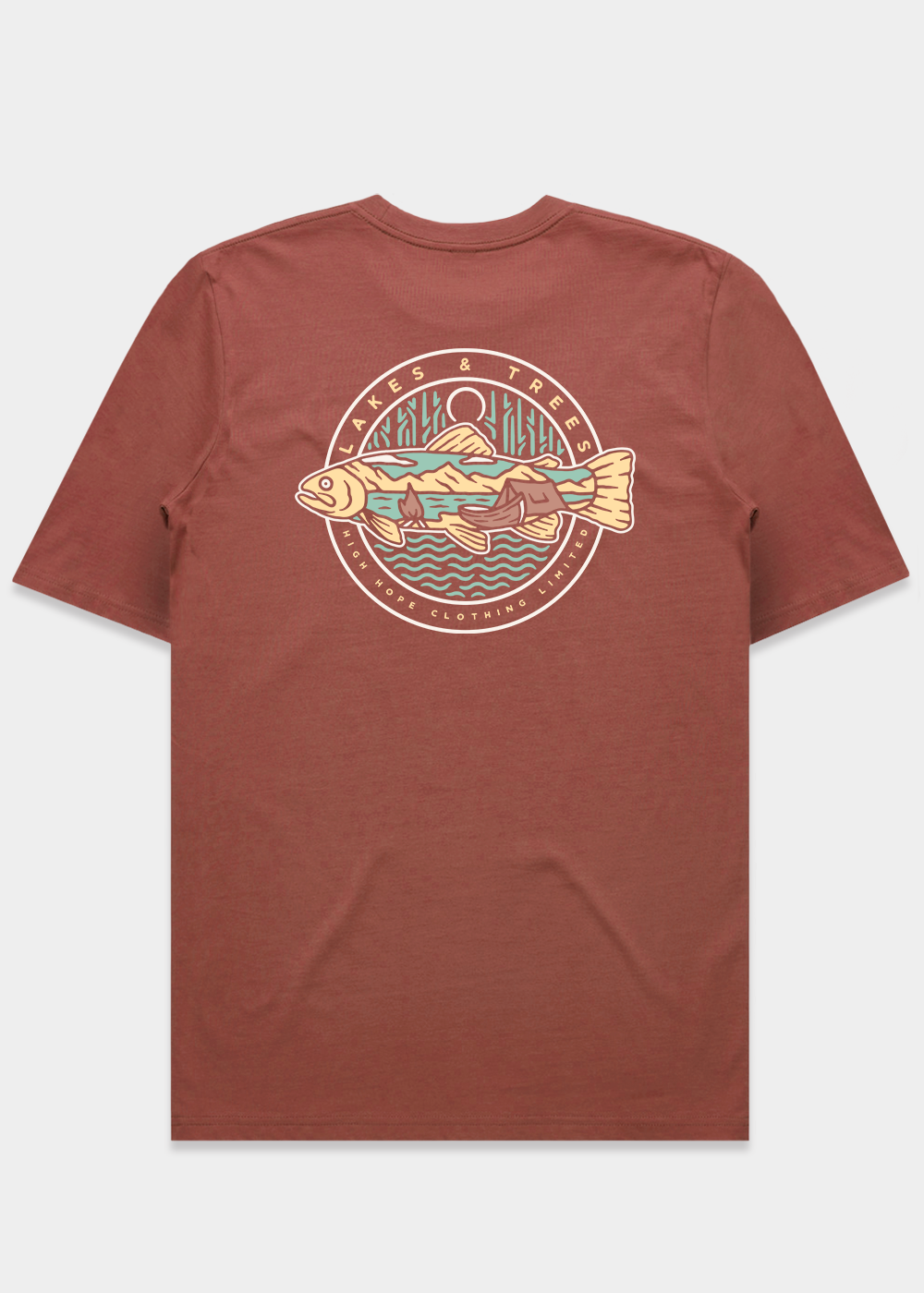 Lakes & Trees T-shirt / Back Print