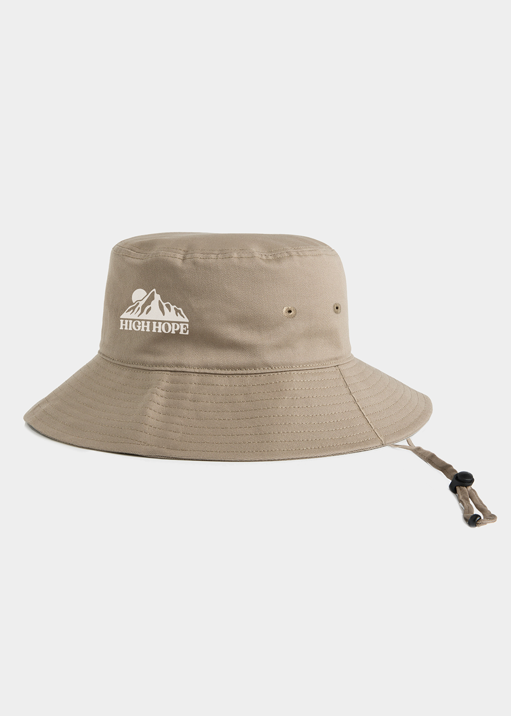 Logo Wide Brim Bucket Hat
