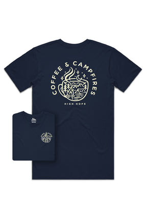 Coffee & Campfires T-shirt / Back Print