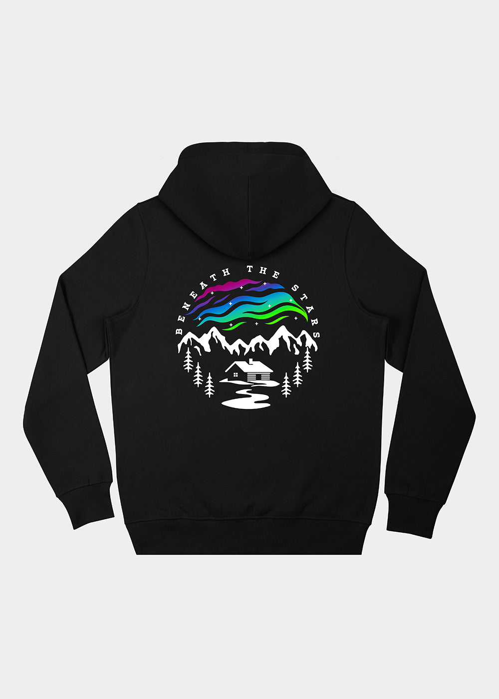 Northern Lights Hoodie / Back Print