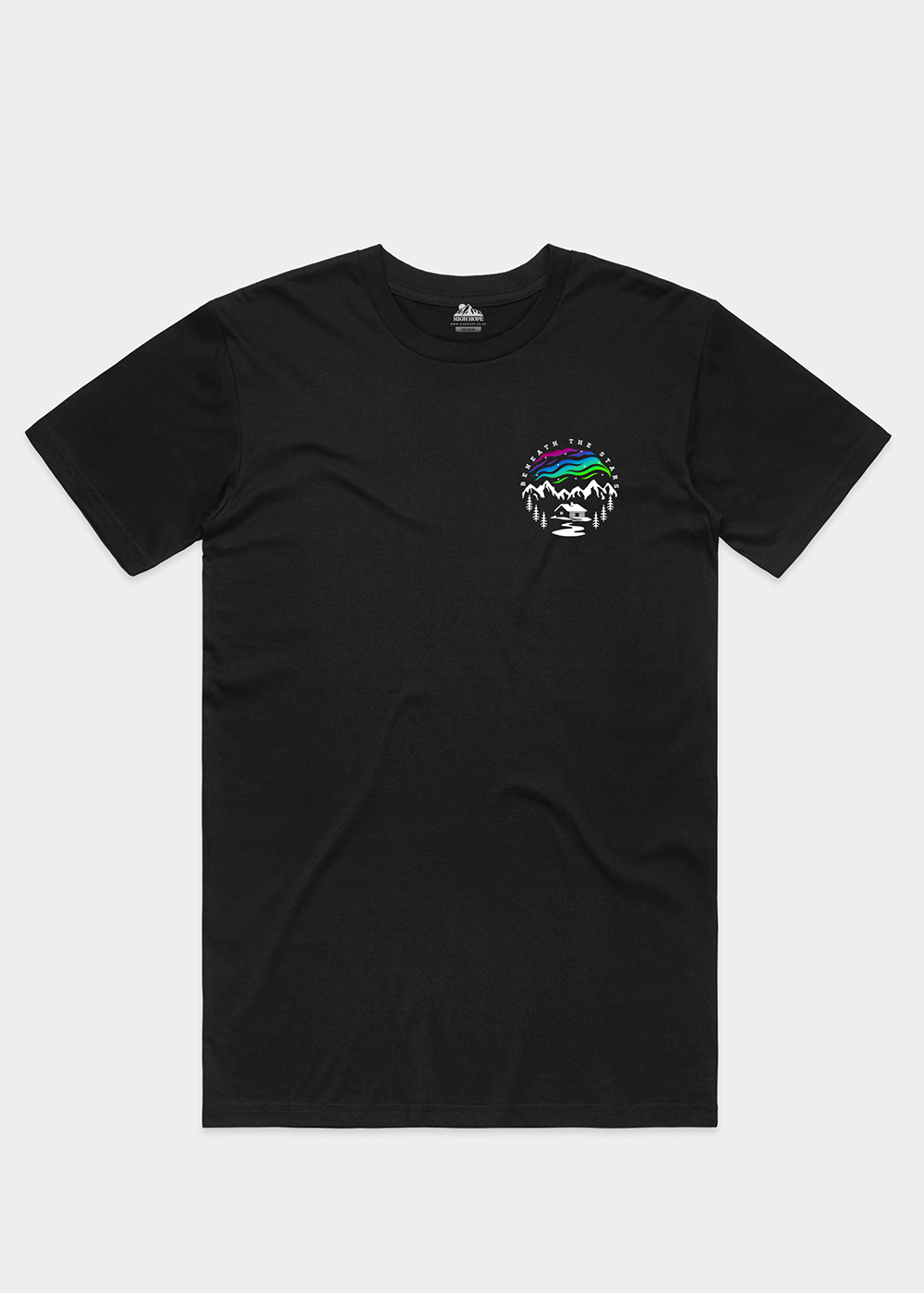 Northern Lights T-shirt / Pocket Print