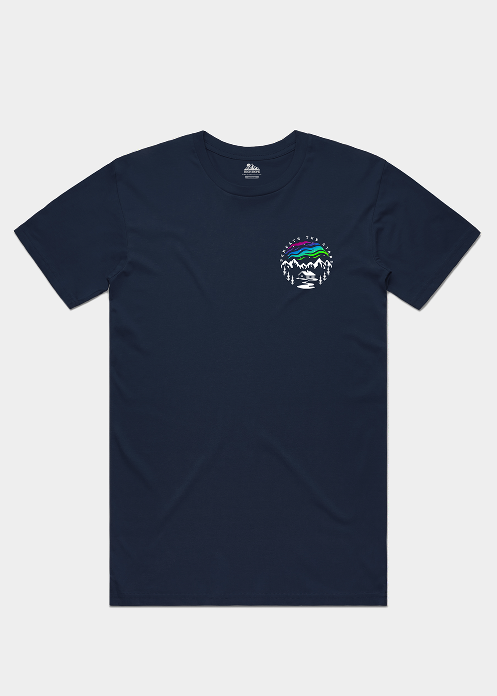 Northern Lights T-shirt / Pocket Print