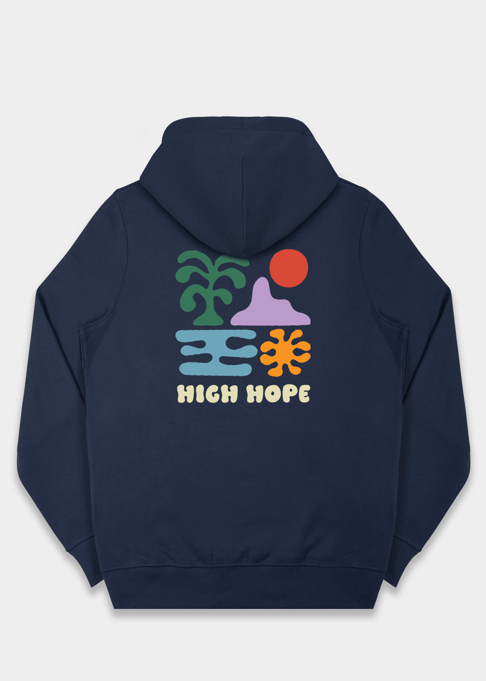 Organic Planet Hoodie / Back Print