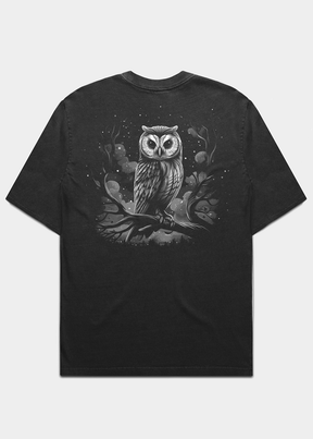 Owl Heavyweight T-shirt / Back Print