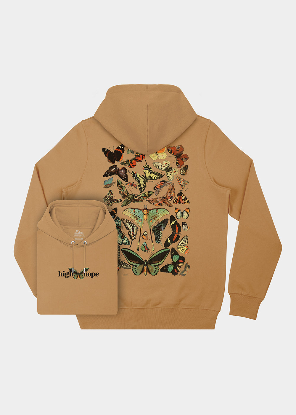 Papillons Hoodie / Back Print