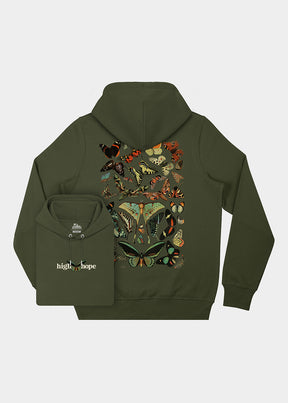 Papillons Hoodie / Back Print