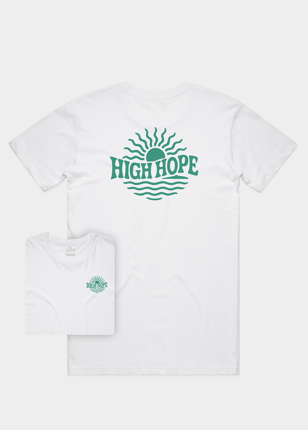 Rays & Waves T-shirt / Back Print